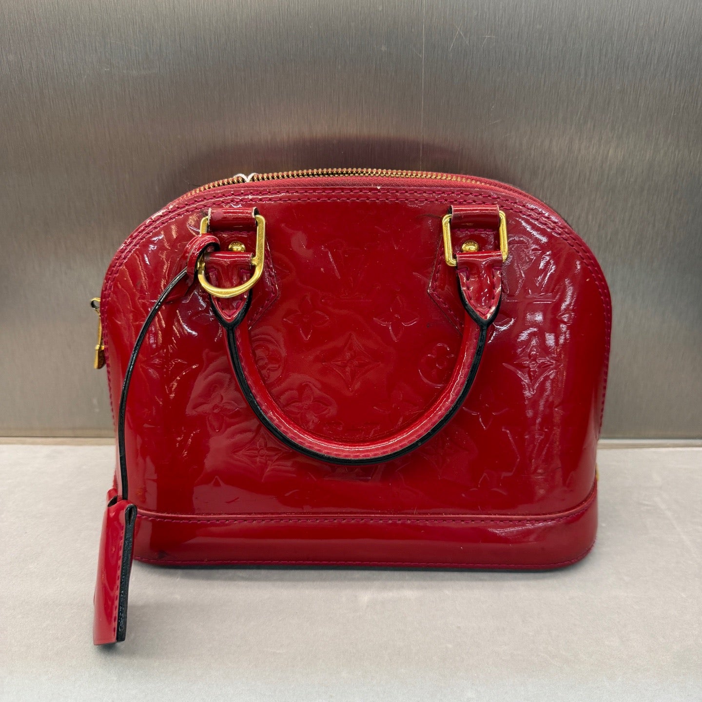 Louis Vuitton - Alma BB - Patent leather - Red - (mini)