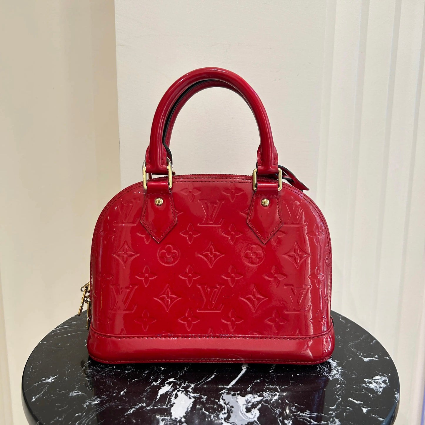 Louis Vuitton - Alma BB - Patent leather - Red - (mini)