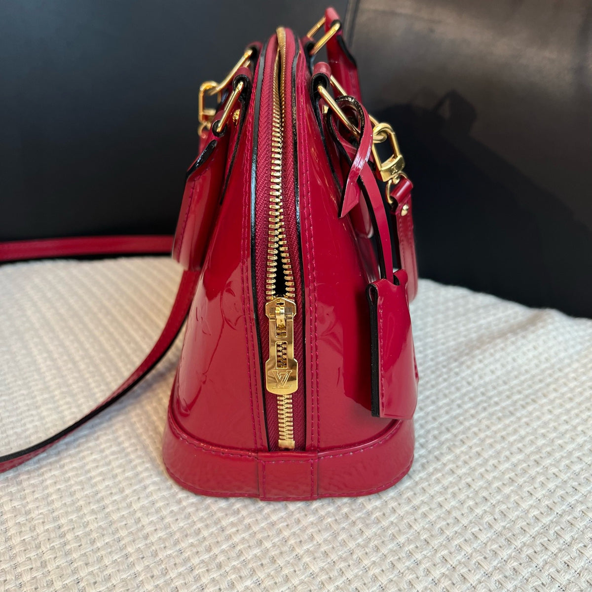Louis Vuitton - Alma BB - Patent leather - Red - (mini)