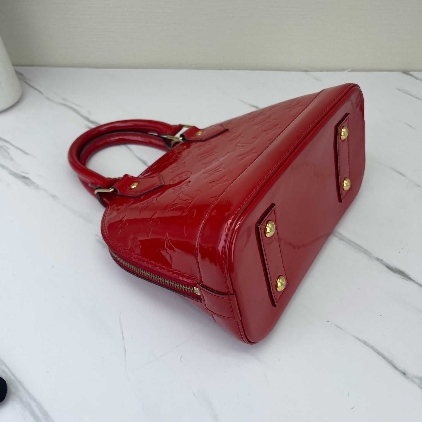 Louis Vuitton - Alma BB - Patent leather - Red - (mini)