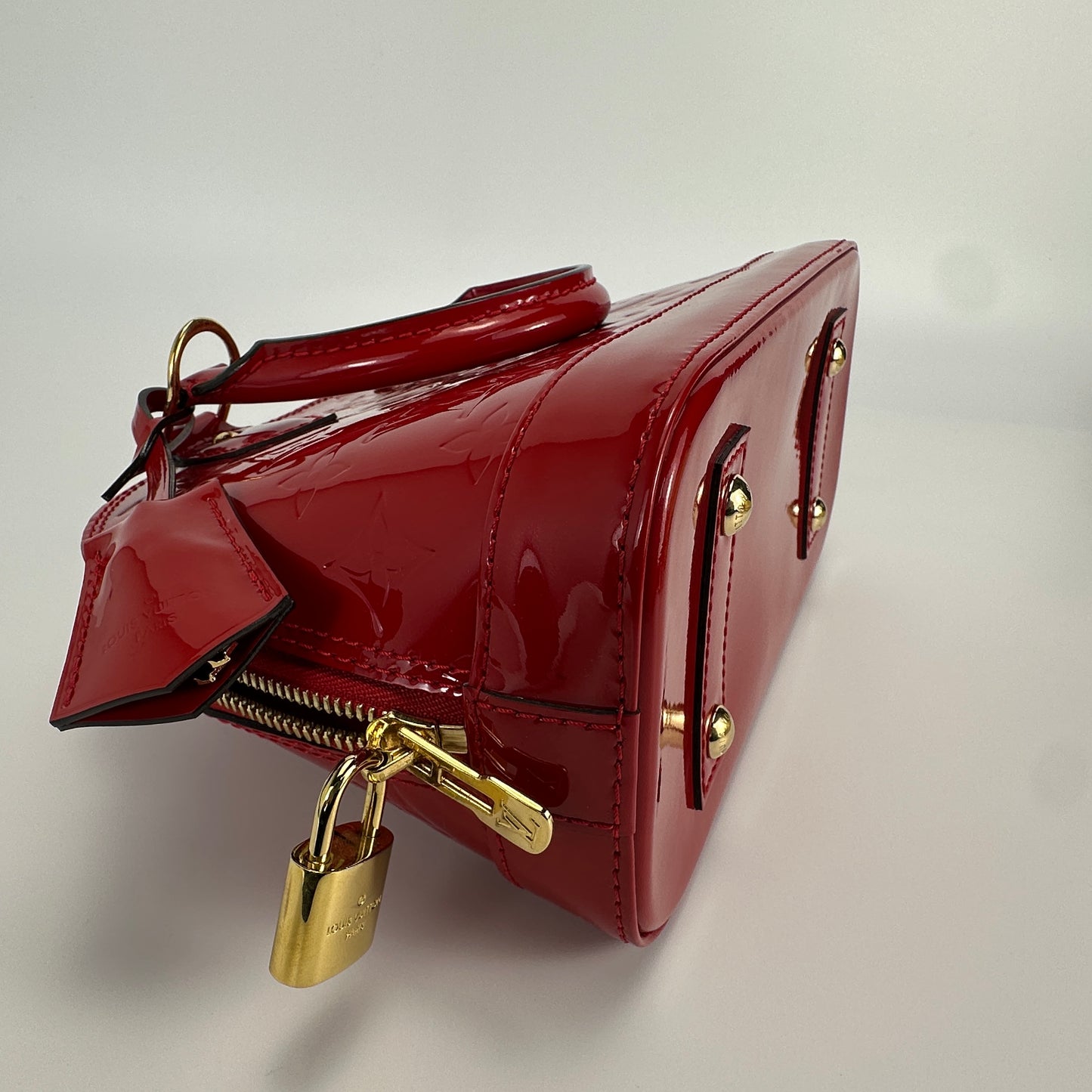 Louis Vuitton - Alma BB - Patent leather - Red - (mini)