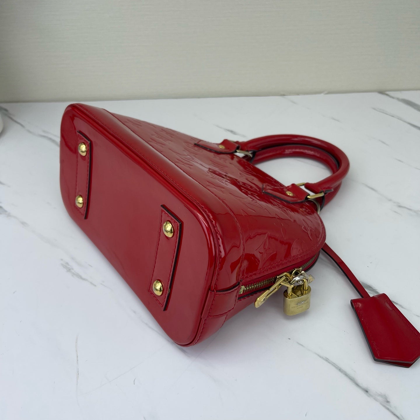 Louis Vuitton - Alma BB - Patent leather - Red - (mini)
