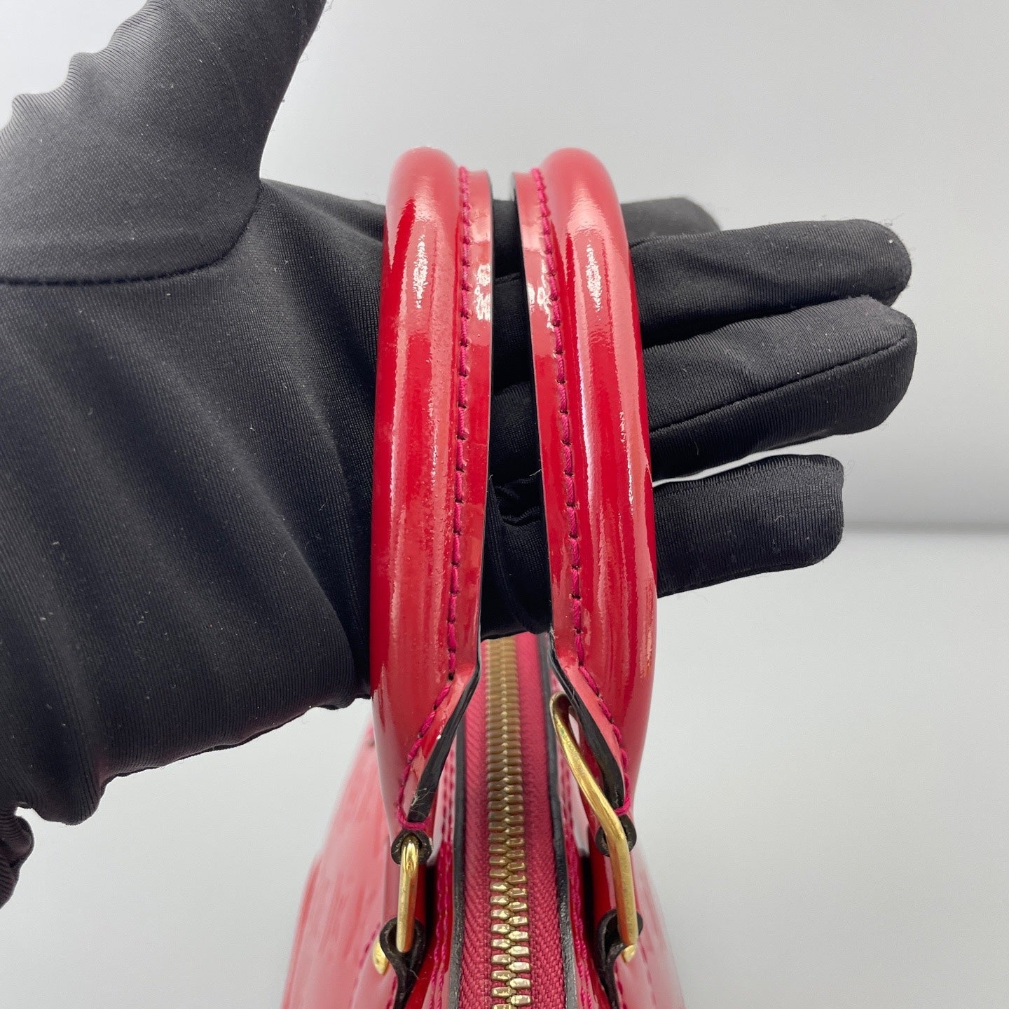 Louis Vuitton - Alma BB - Patent leather - Red - (mini)