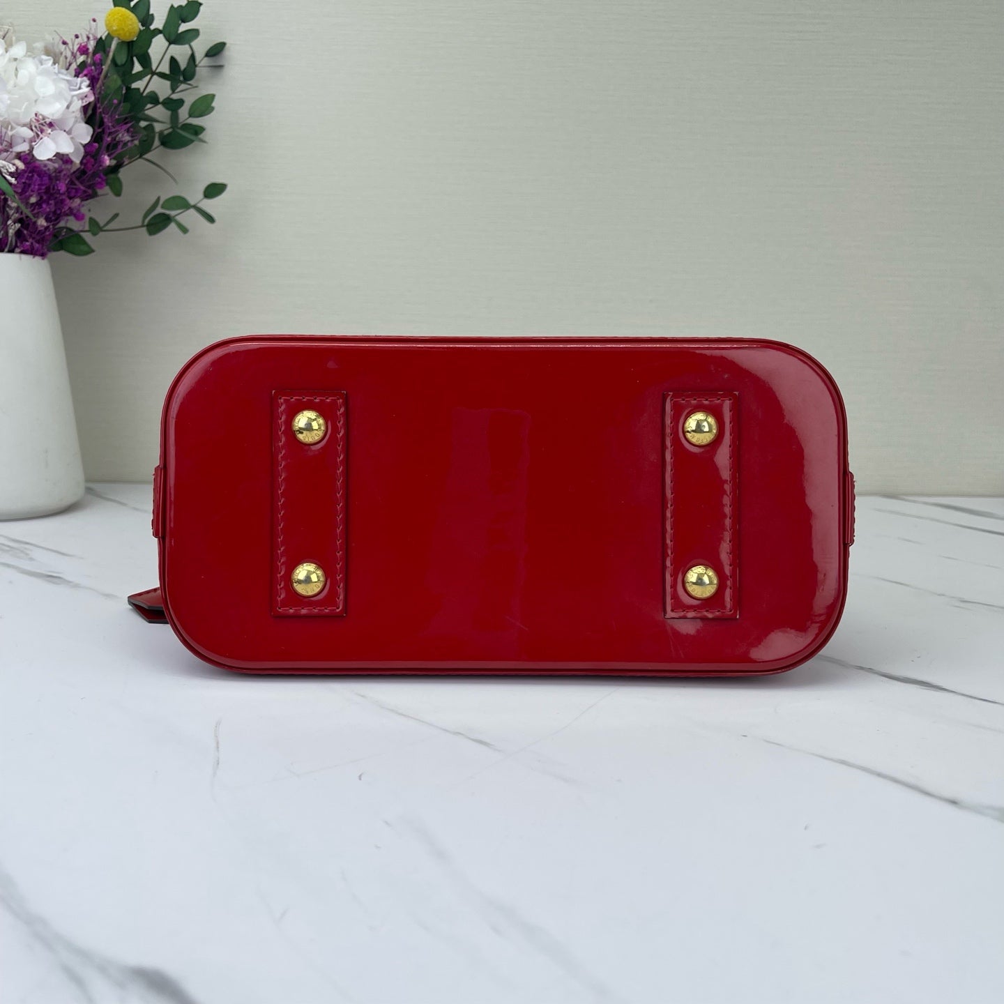 Louis Vuitton - Alma BB - Patent leather - Red - (mini)