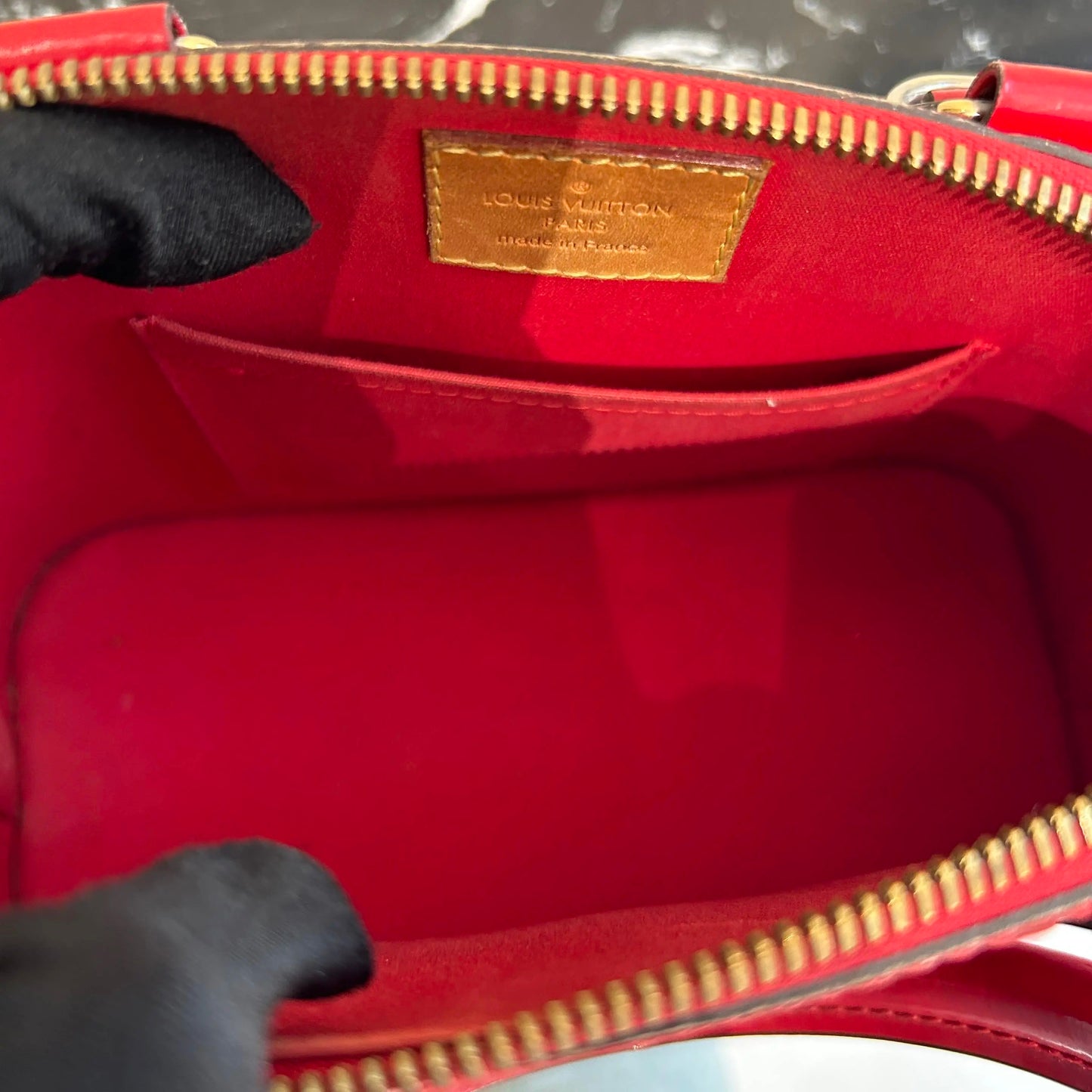 Louis Vuitton - Alma BB - Patent leather - Red - (mini)