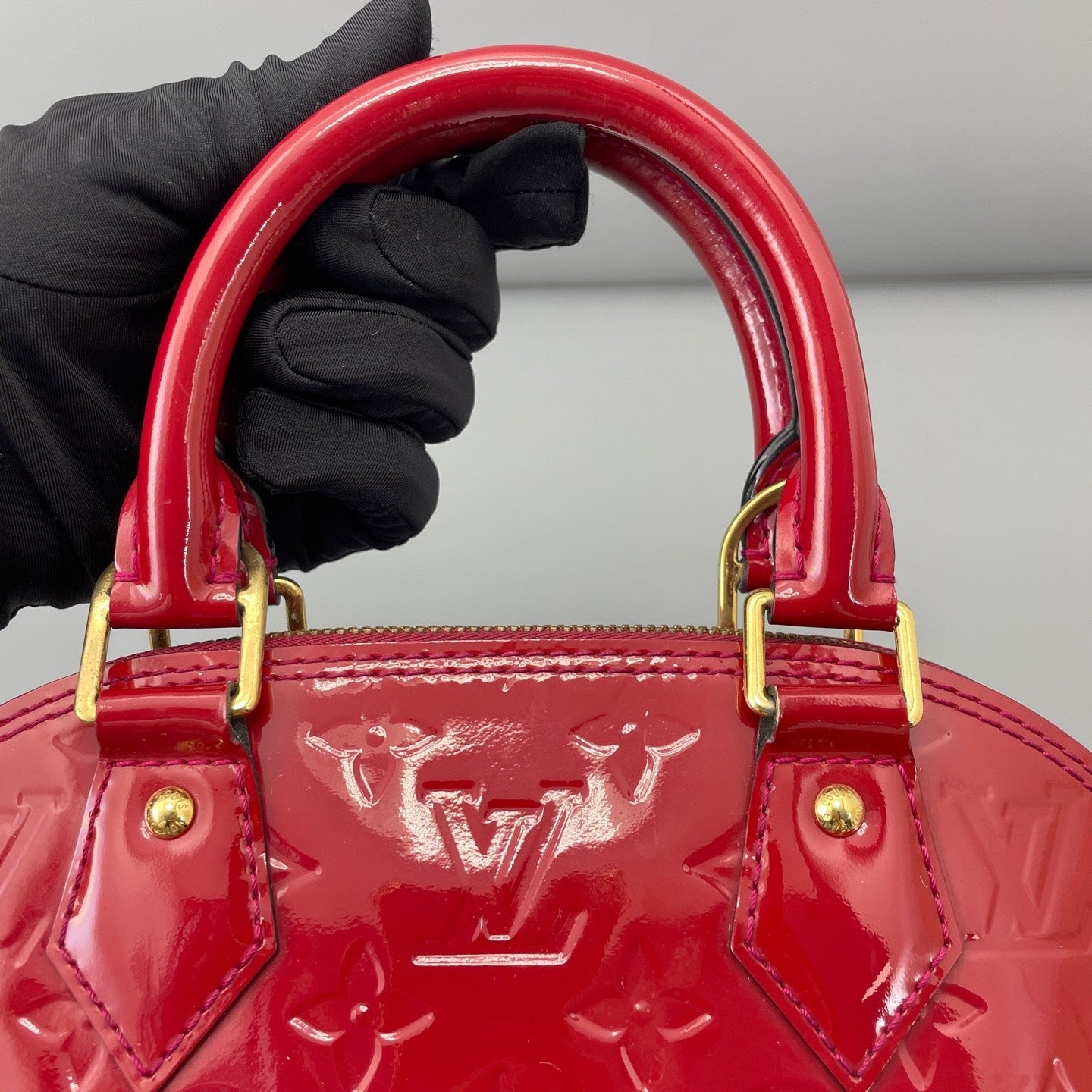 Louis Vuitton - Alma BB - Patent leather - Red - (mini)