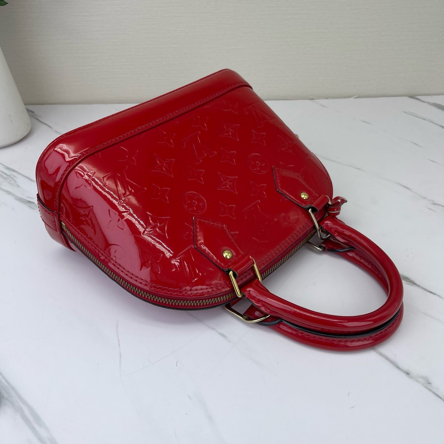 Louis Vuitton - Alma BB - Patent leather - Red - (mini)