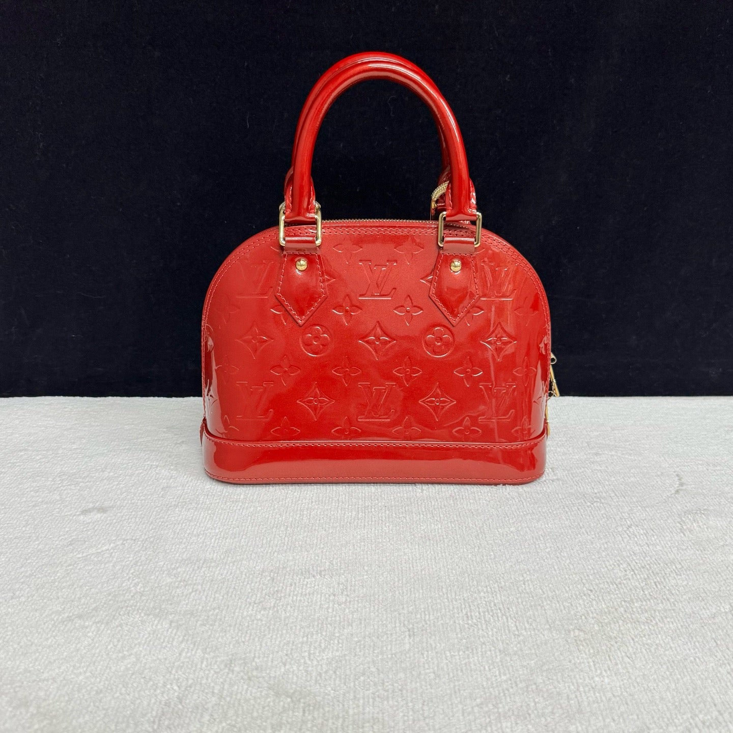 Louis Vuitton - Alma BB - Patent leather - Red - (mini)
