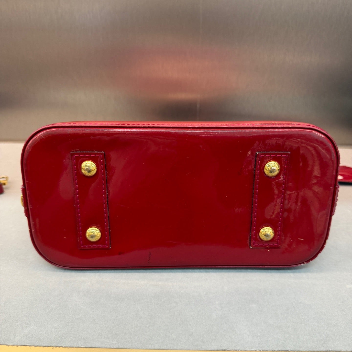 Louis Vuitton - Alma BB - Patent leather - Red - (mini)