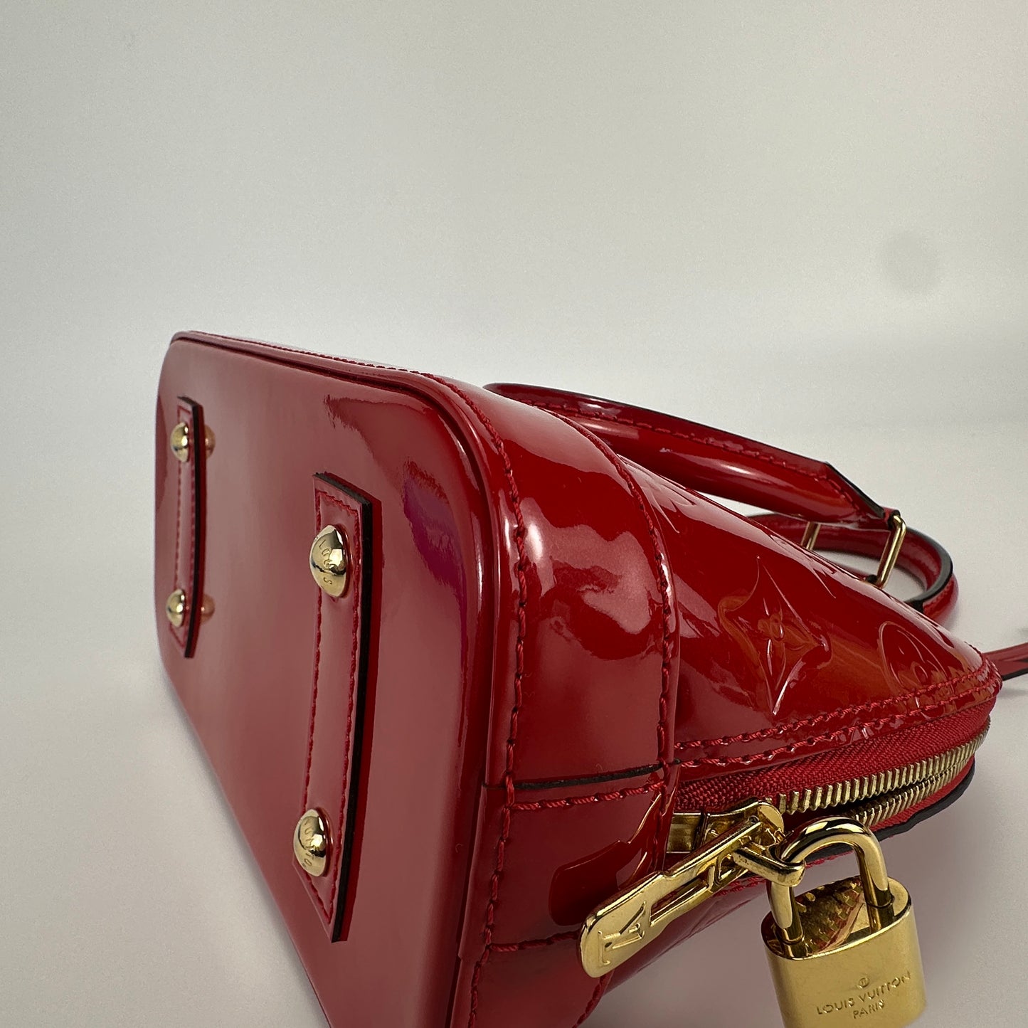 Louis Vuitton - Alma BB - Patent leather - Red - (mini)