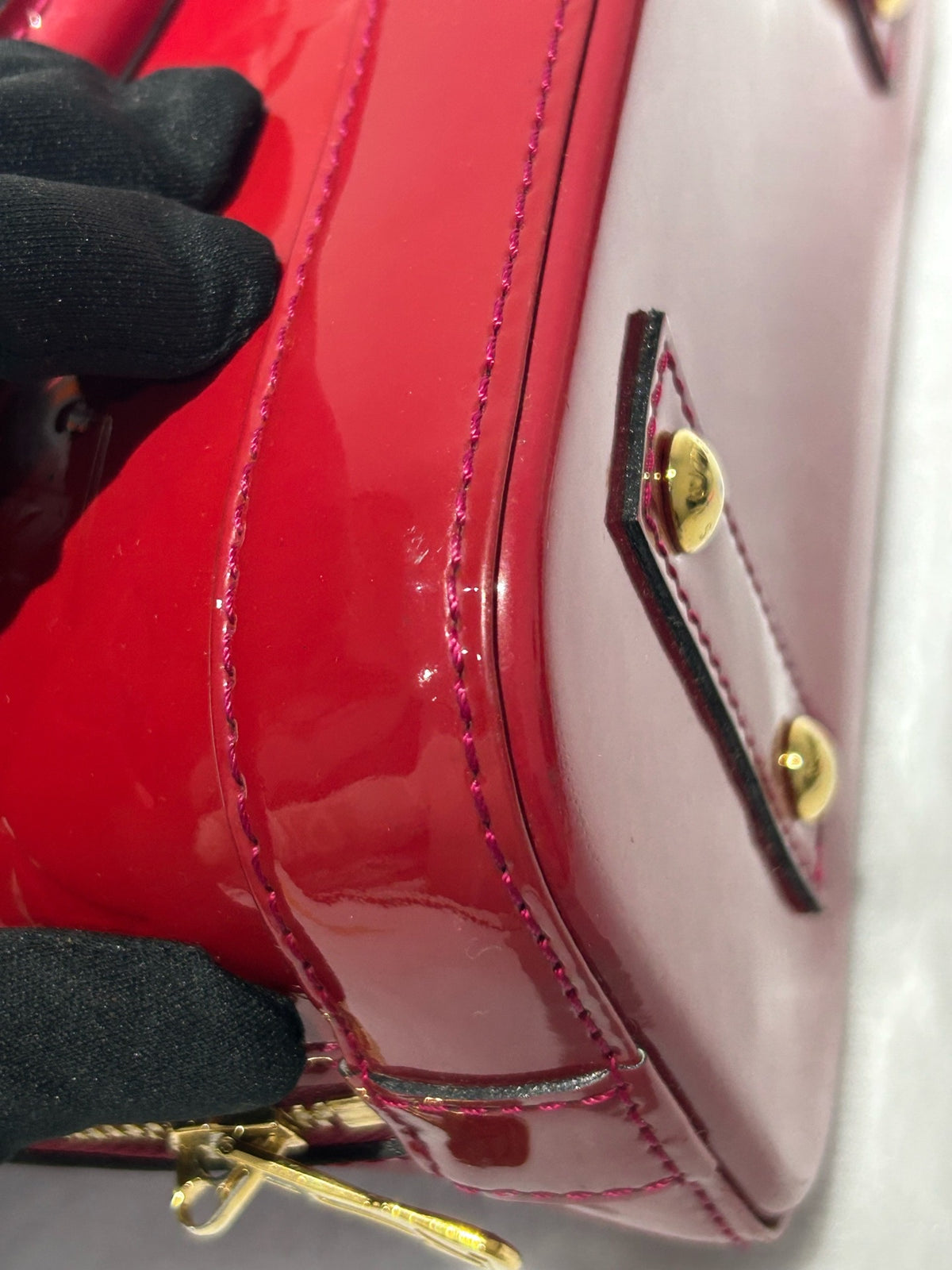 Louis Vuitton - Alma BB - Patent leather - Red - (mini)