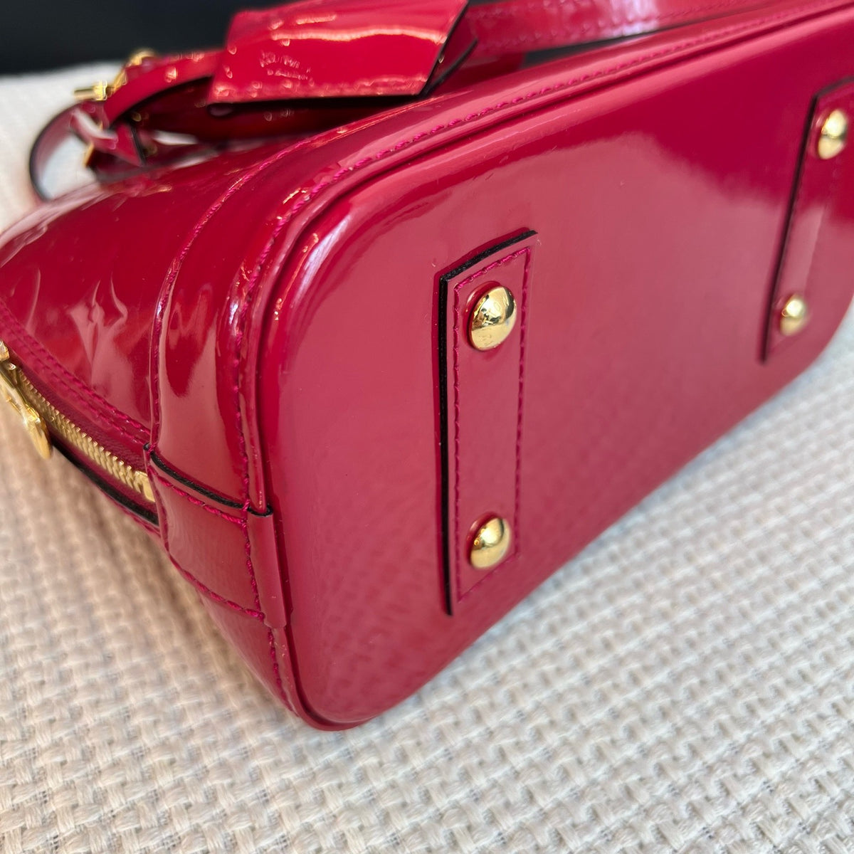 Louis Vuitton - Alma BB - Patent leather - Red - (mini)