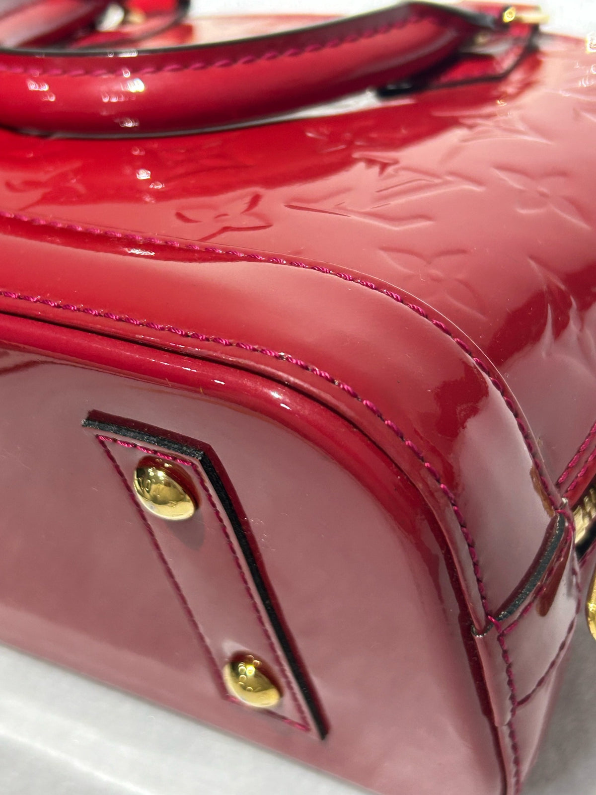 Louis Vuitton - Alma BB - Patent leather - Red - (mini)