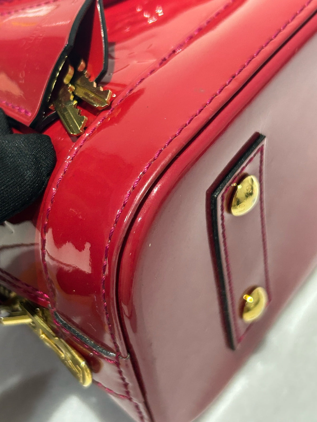 Louis Vuitton - Alma BB - Patent leather - Red - (mini)