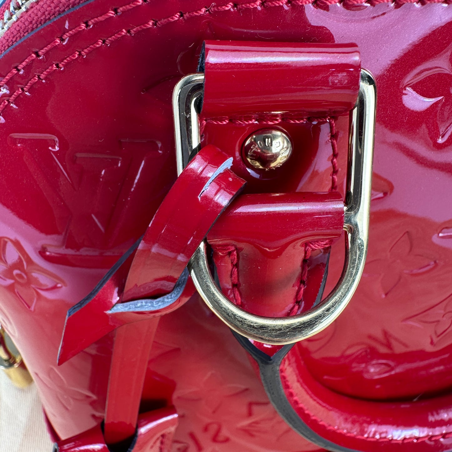 Louis Vuitton - Alma BB - Patent leather - Red - (mini)