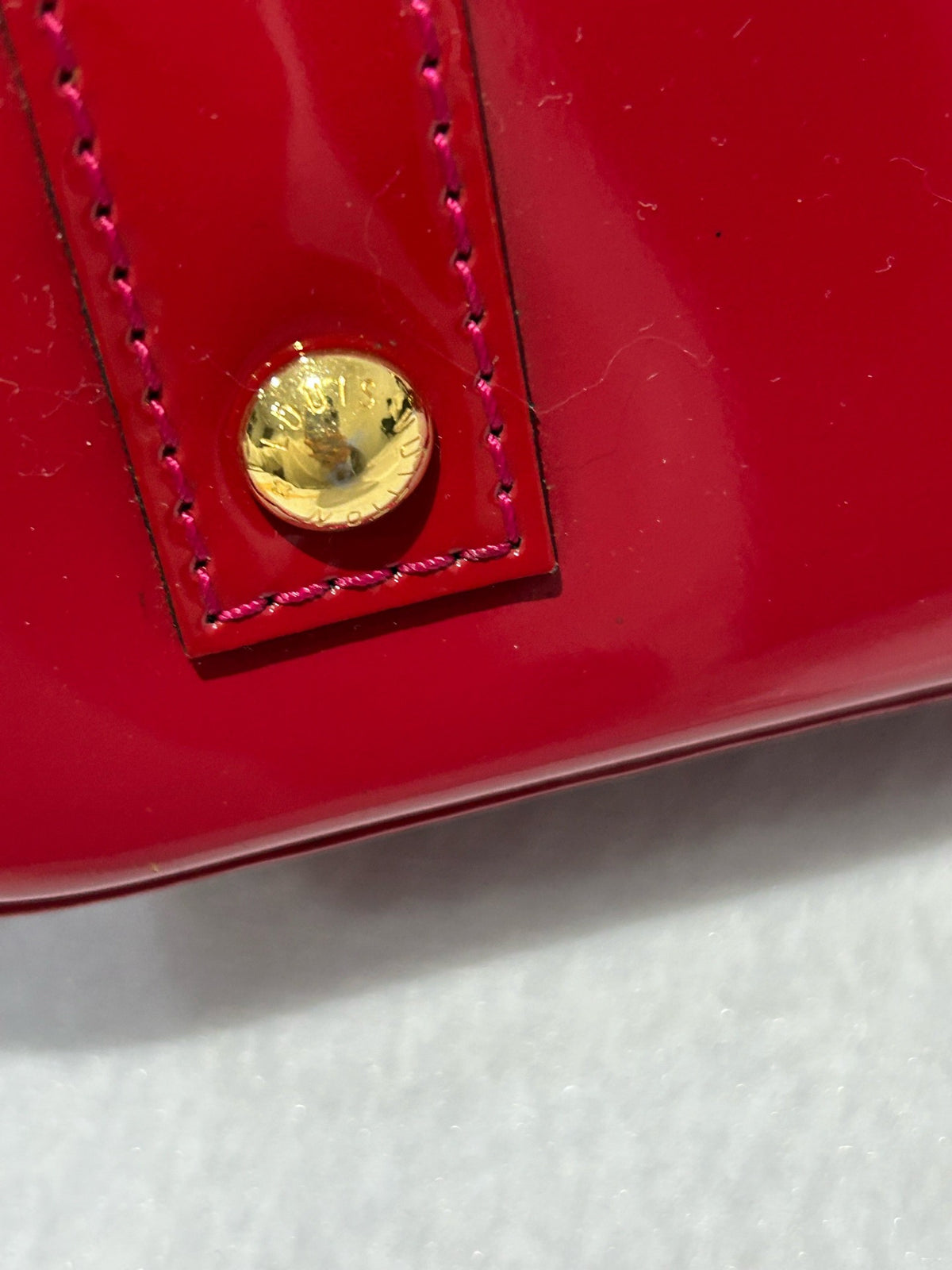 Louis Vuitton - Alma BB - Patent leather - Red - (mini)
