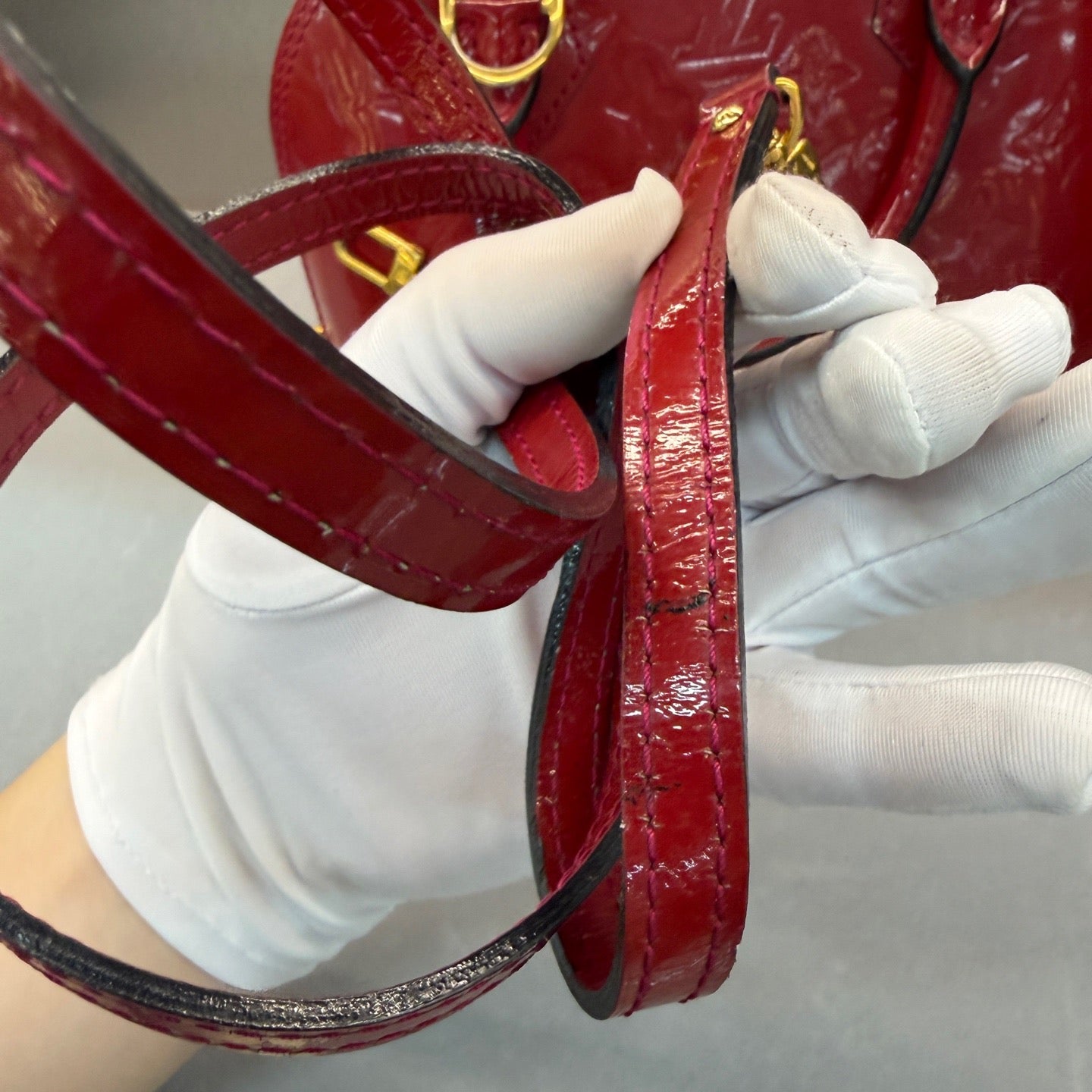 Louis Vuitton - Alma BB - Patent leather - Red - (mini)