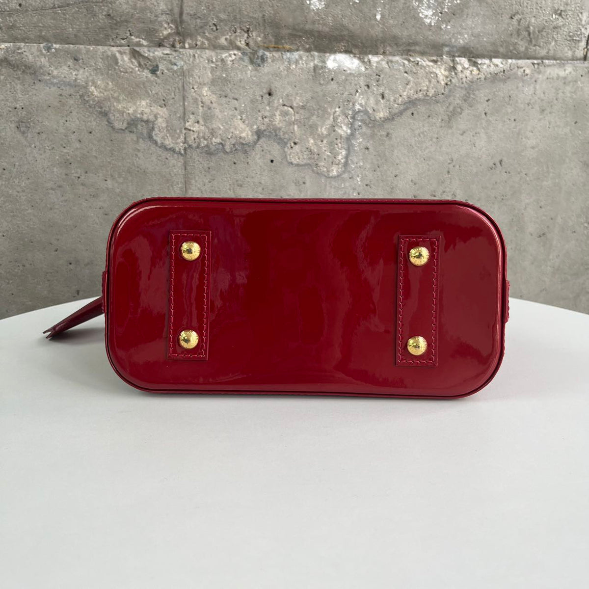 Louis Vuitton - Alma BB - Patent leather - Red - (small)