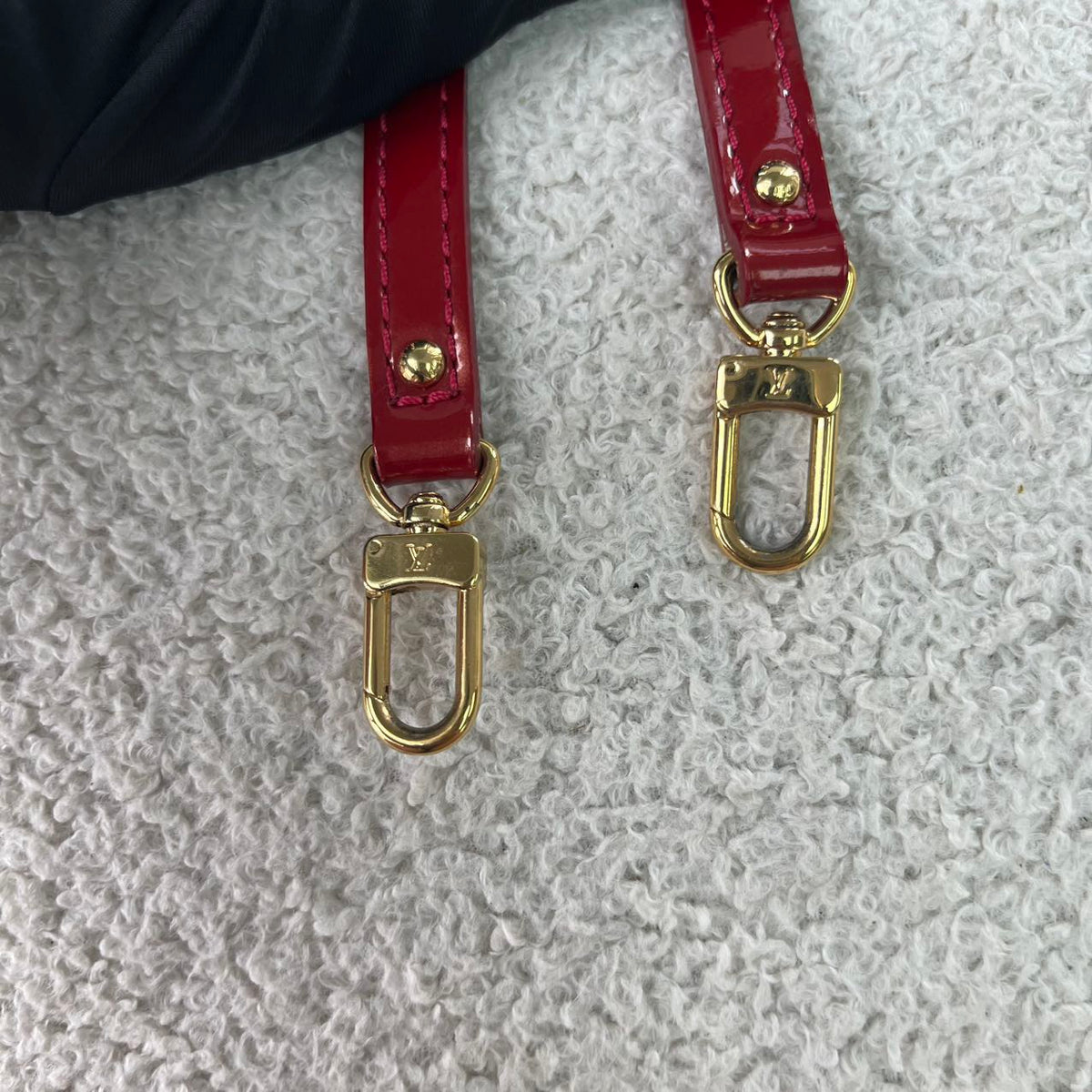 Louis Vuitton - Alma BB - Patent leather - Red - (small)