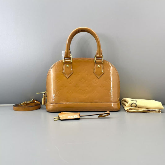 Louis Vuitton - Alma BB - Patent leather - Yellow - (mini)