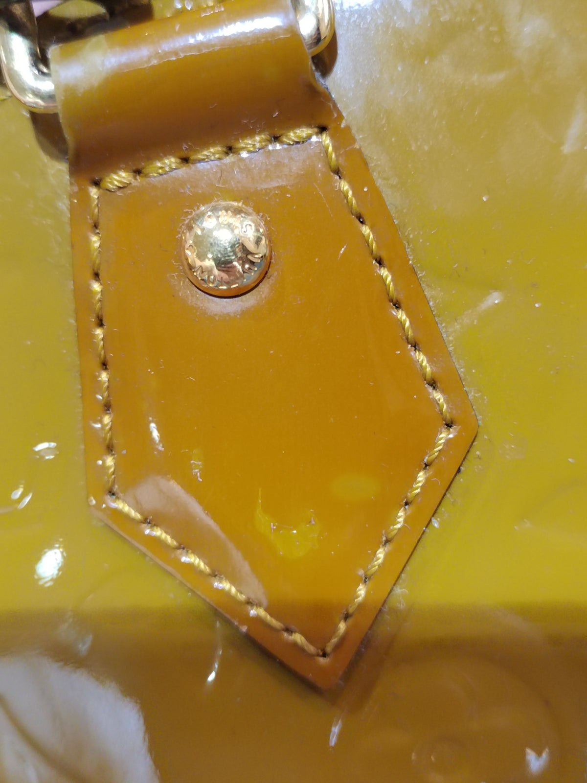 Louis Vuitton - Alma BB - Patent leather - Yellow - (mini)