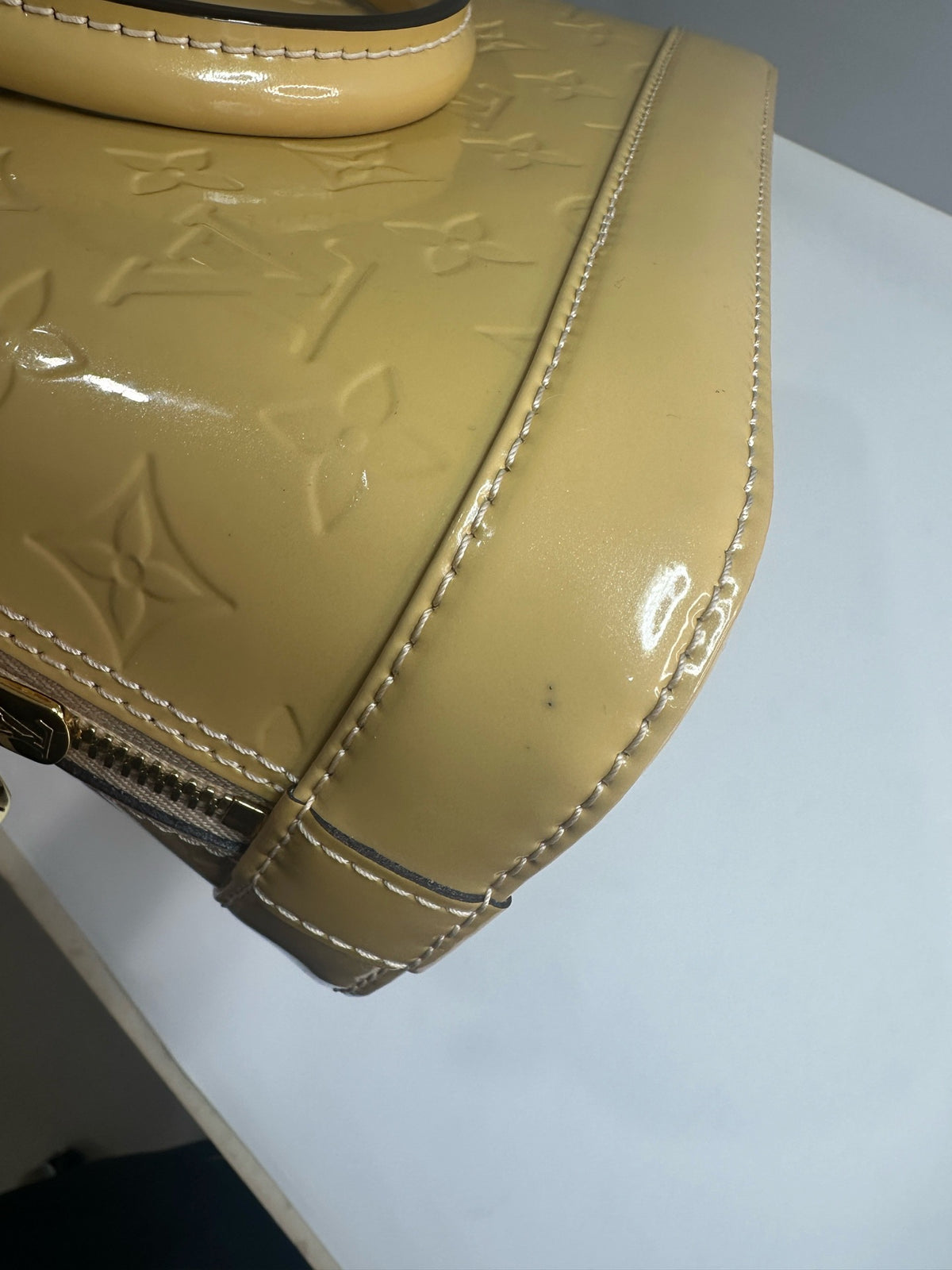 Louis Vuitton - Alma BB - Patent leather - Yellow - (mini)