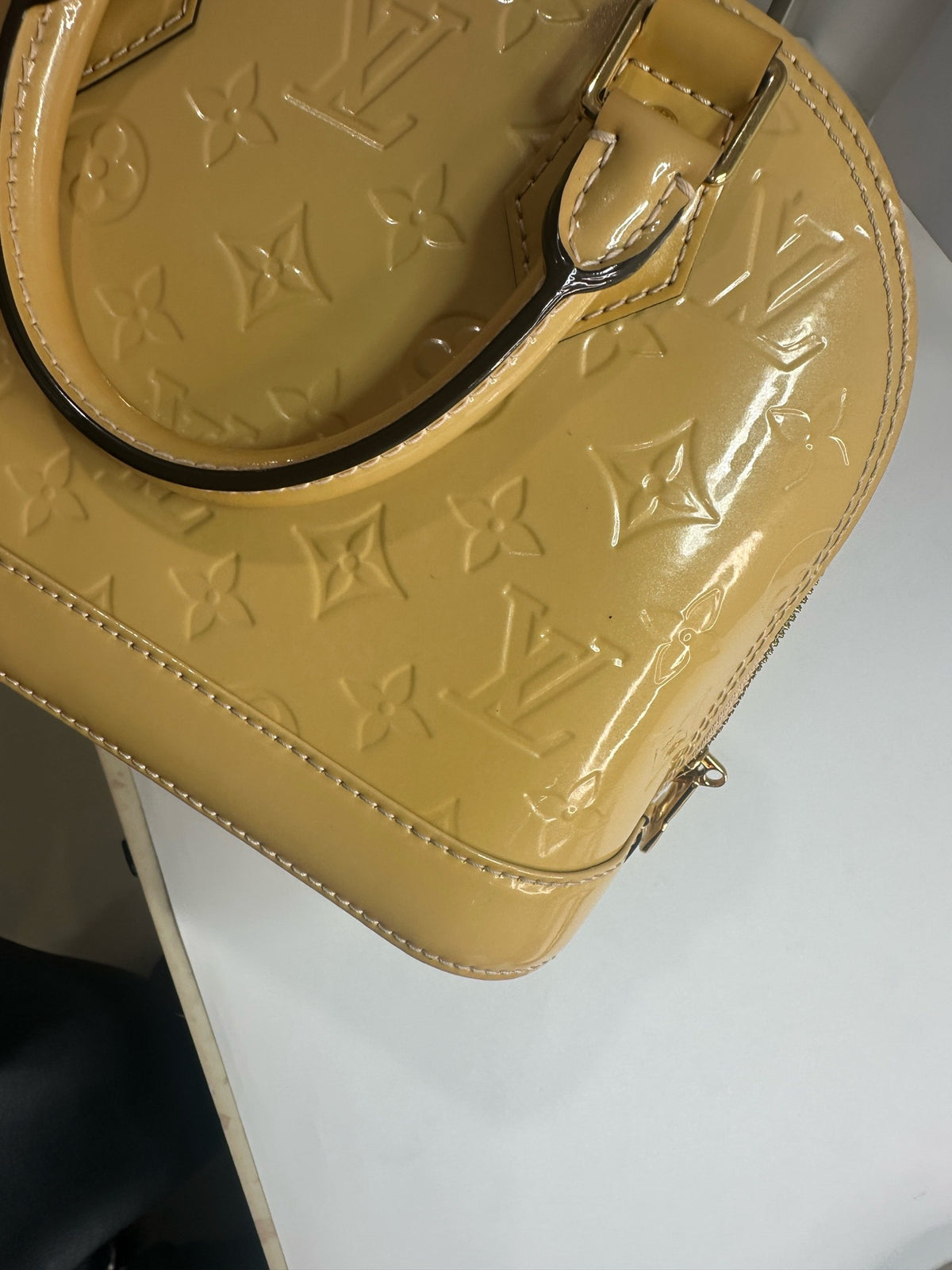 Louis Vuitton - Alma BB - Patent leather - Yellow - (mini)