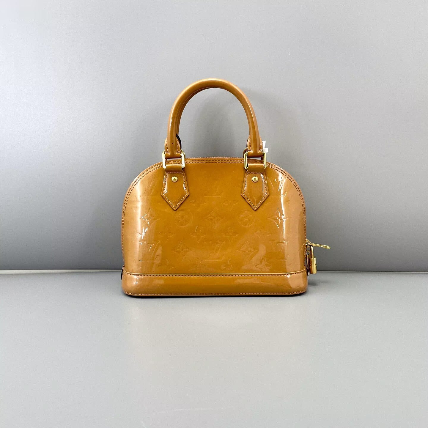Louis Vuitton - Alma BB - Patent leather - Yellow - (mini)