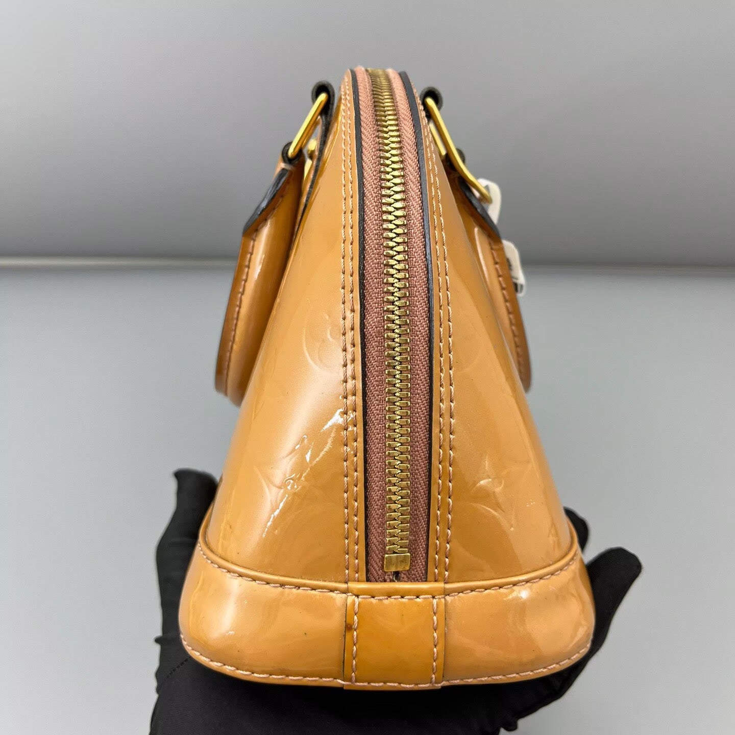 Louis Vuitton - Alma BB - Patent leather - Yellow - (mini)
