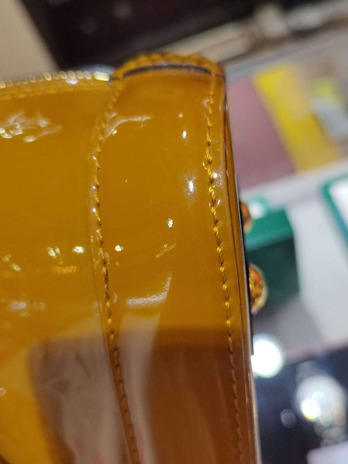Louis Vuitton - Alma BB - Patent leather - Yellow - (mini)