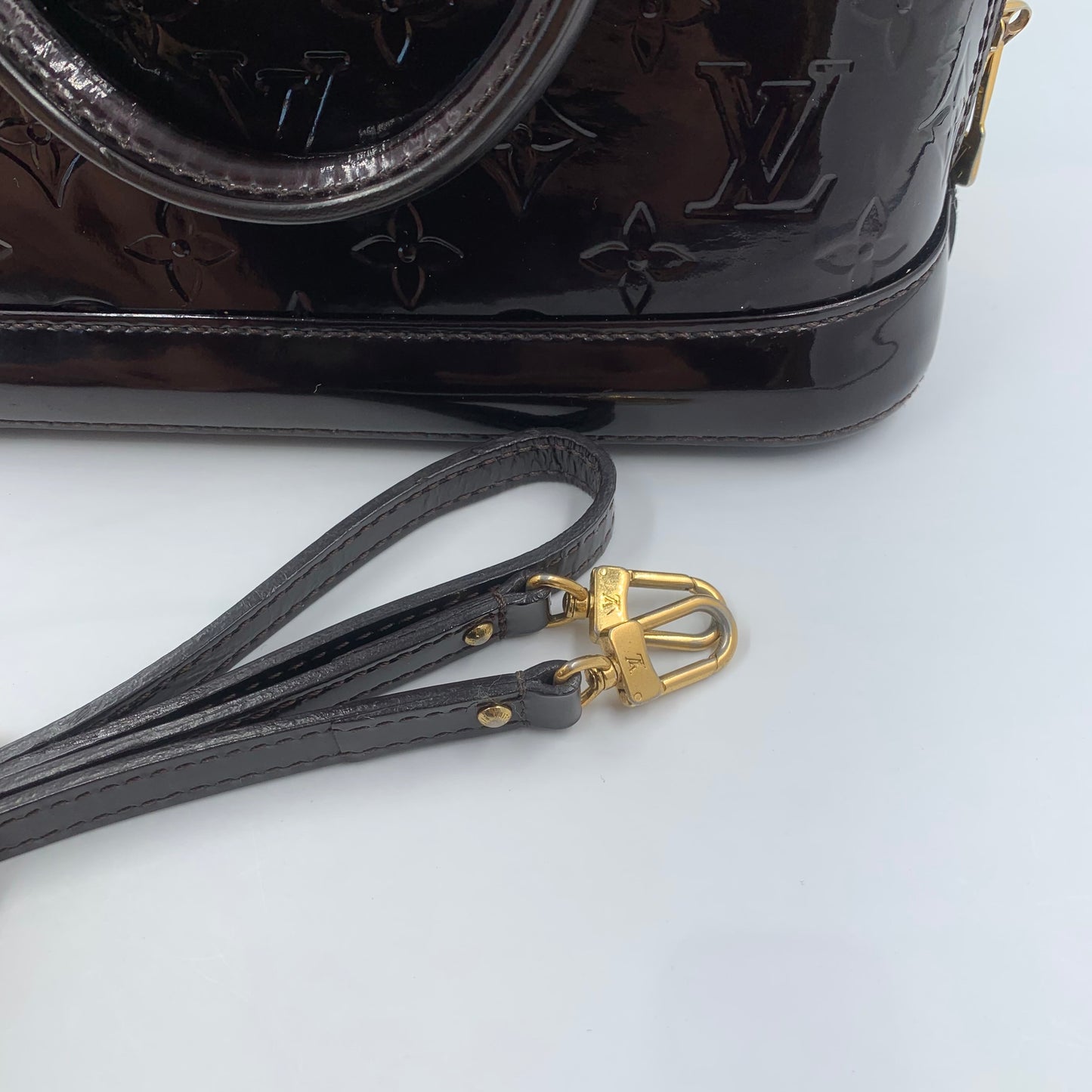 Louis Vuitton - Alma BB Vernis - Patent leather - Black - (mini)