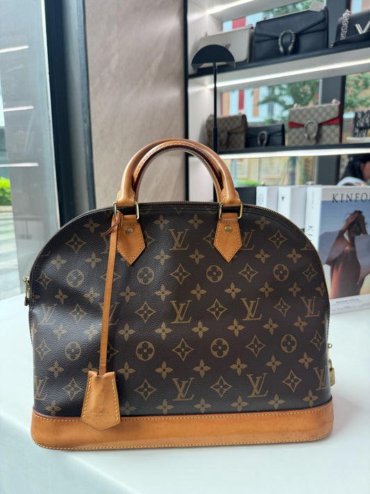 Louis Vuitton - Alma - Cloth - Brown - (large)
