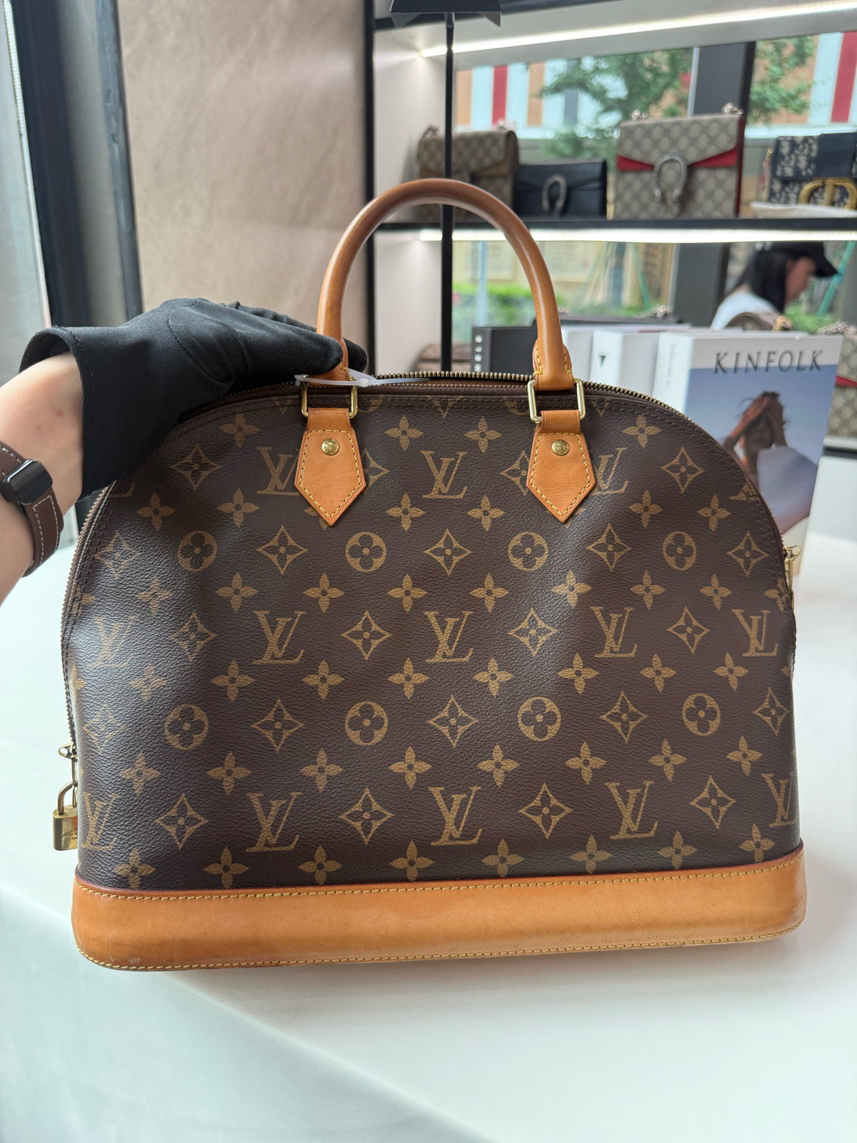 Louis Vuitton - Alma - Cloth - Brown - (large)
