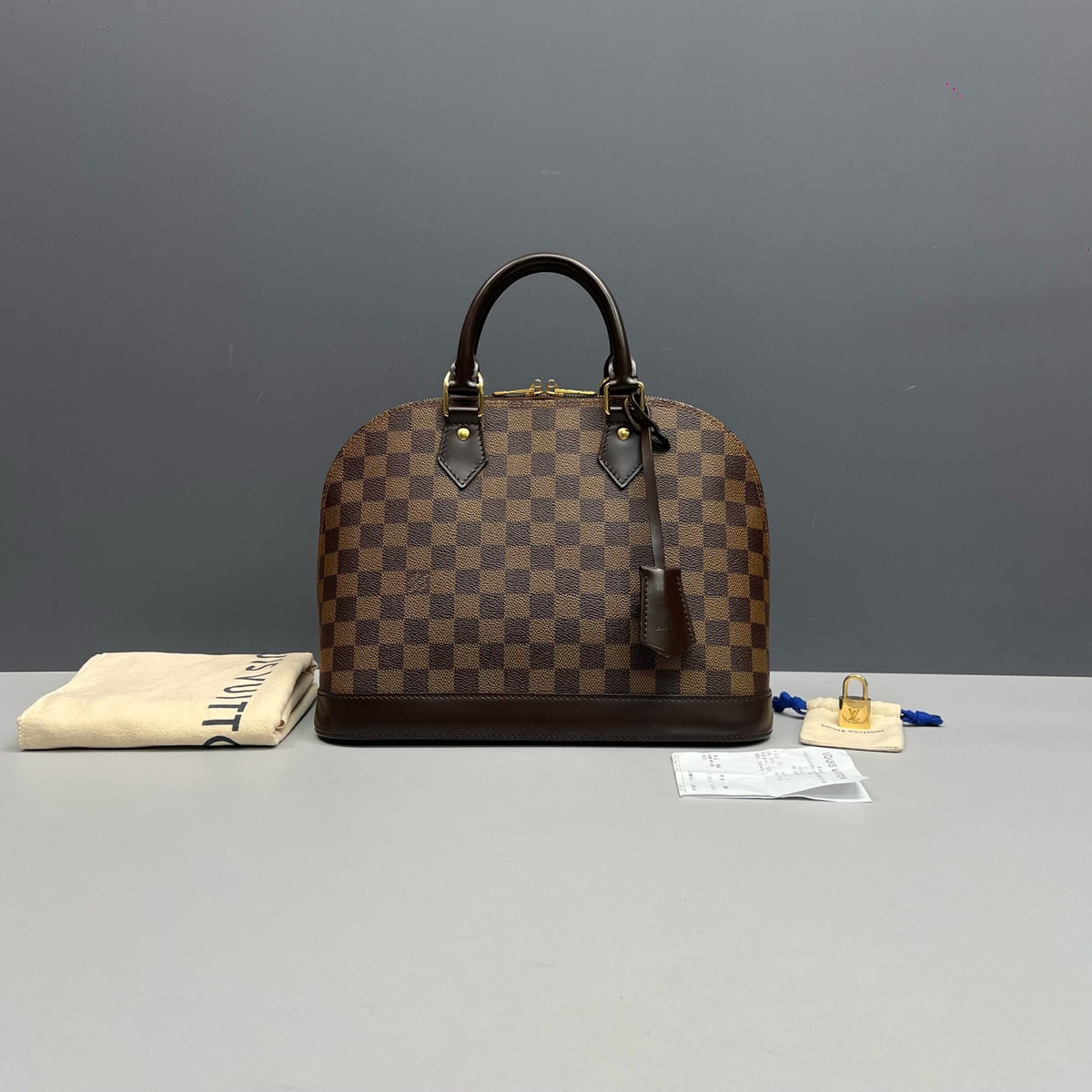 Louis Vuitton - Alma - Cloth - Brown - (medium)