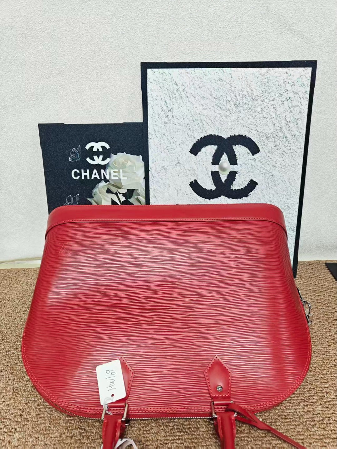 Louis Vuitton - Alma Large - Leather - Red - (large)