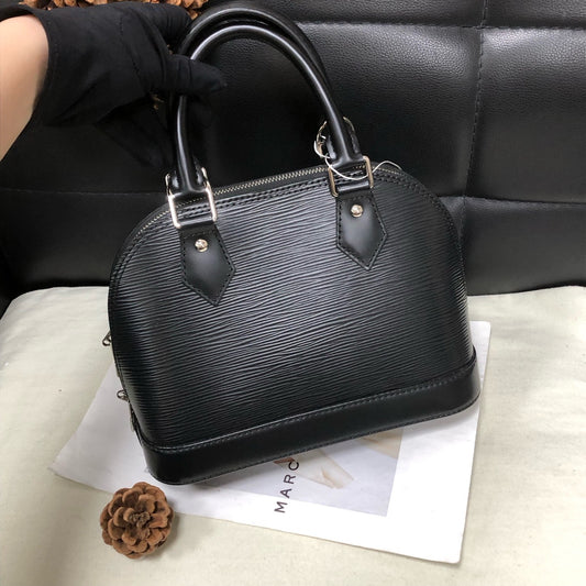 Louis Vuitton - Alma - Leather - Black - (mini)