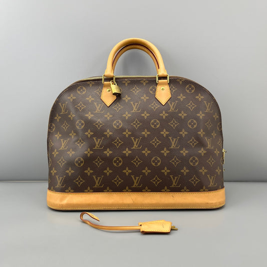 Louis Vuitton - Alma - Leather - Brown - (large)