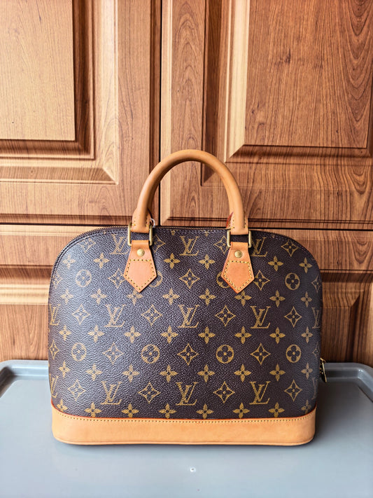 Louis Vuitton - Alma - Leather - Brown - (medium)