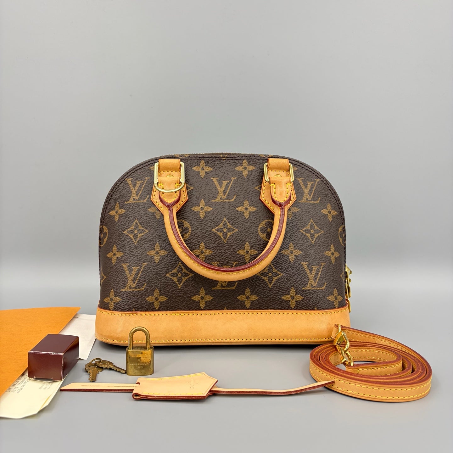 Louis Vuitton - Alma - Leather - Brown - (mini)