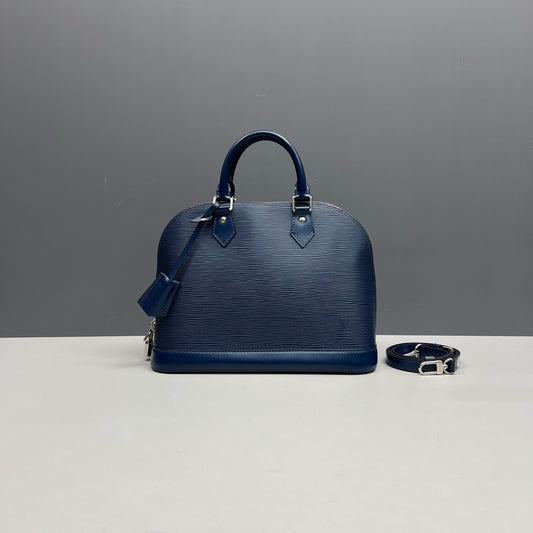 Louis Vuitton - Alma - Leather - Navy - (medium)