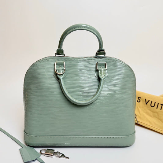 Louis Vuitton - Alma Medium - Leather - Green - (medium)