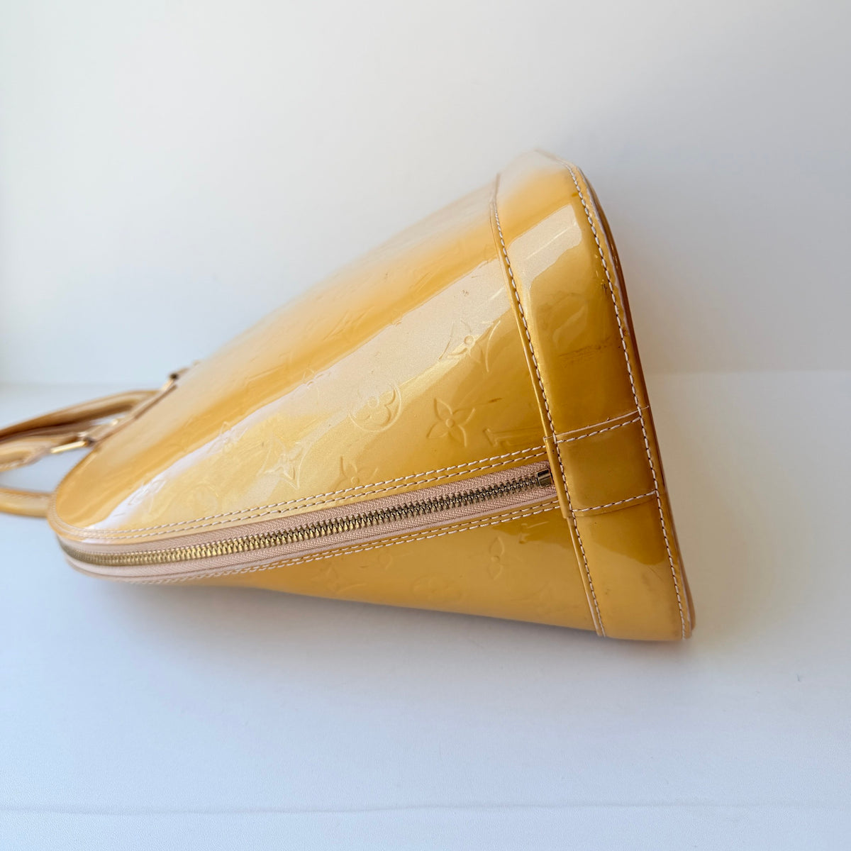 Louis Vuitton - Alma Medium - Patent leather - Yellow - (medium)