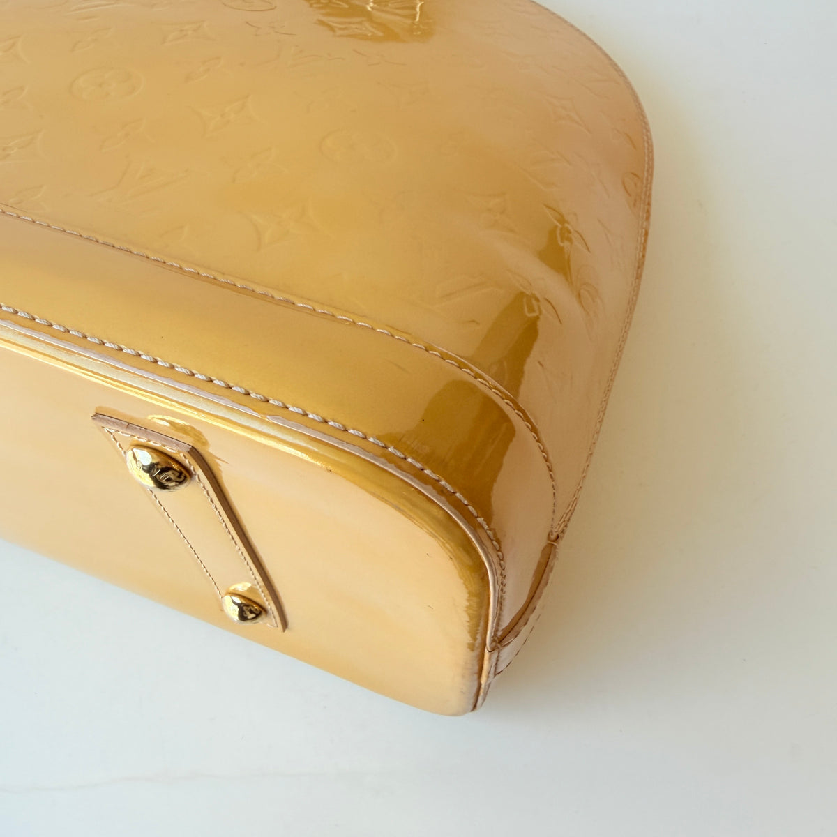 Louis Vuitton - Alma Medium - Patent leather - Yellow - (medium)