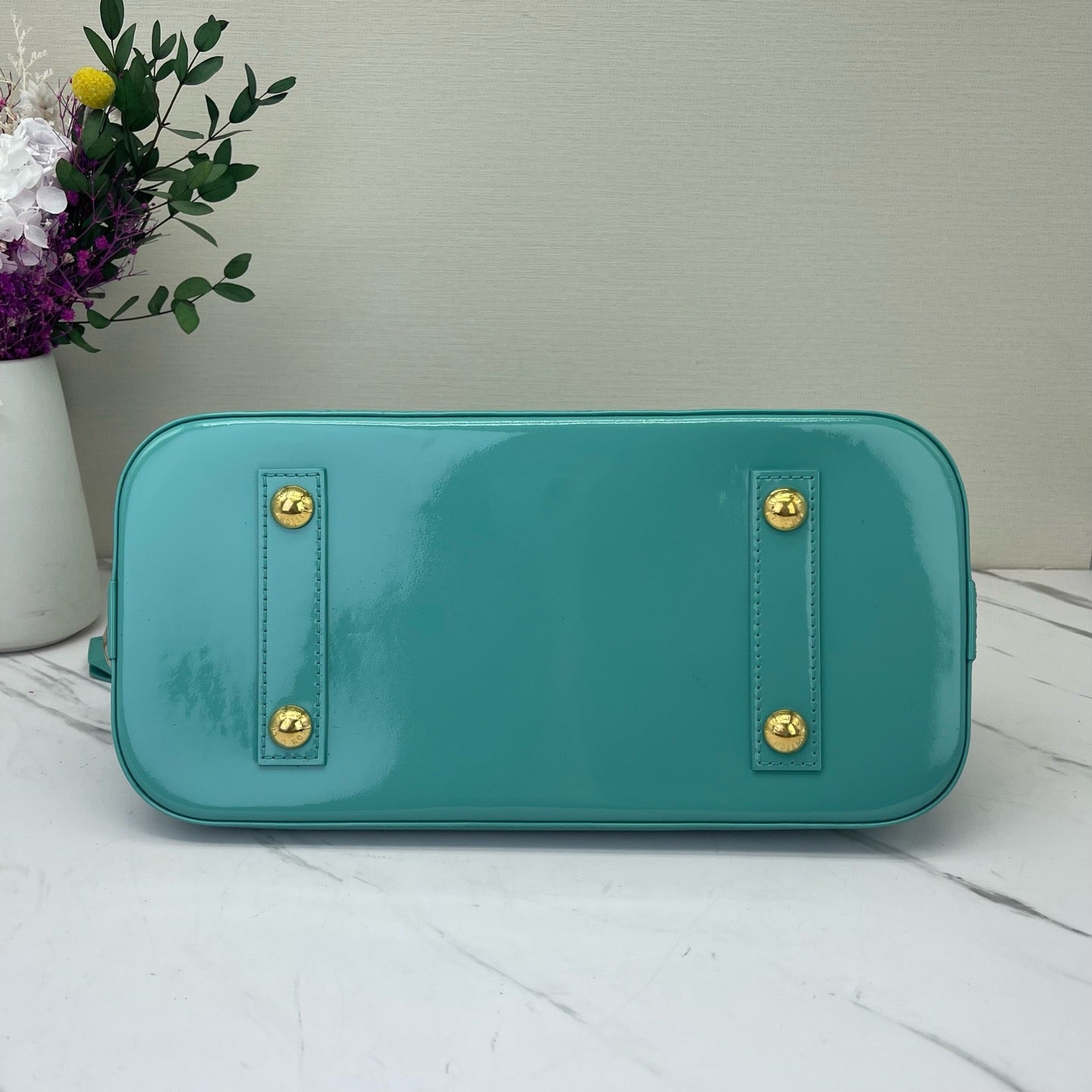 Louis Vuitton - Alma - Patent leather - Blue - (small)