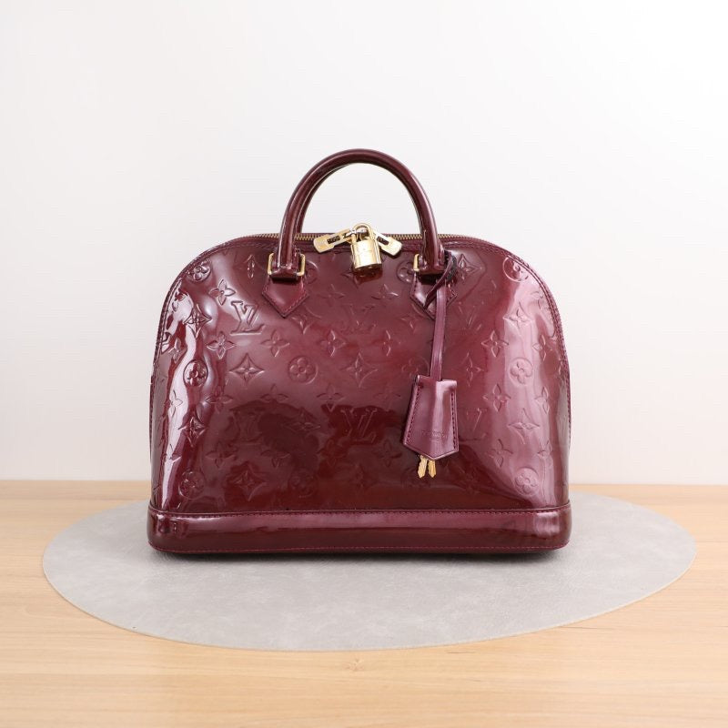 Louis Vuitton - Alma - Patent leather - Burgundy