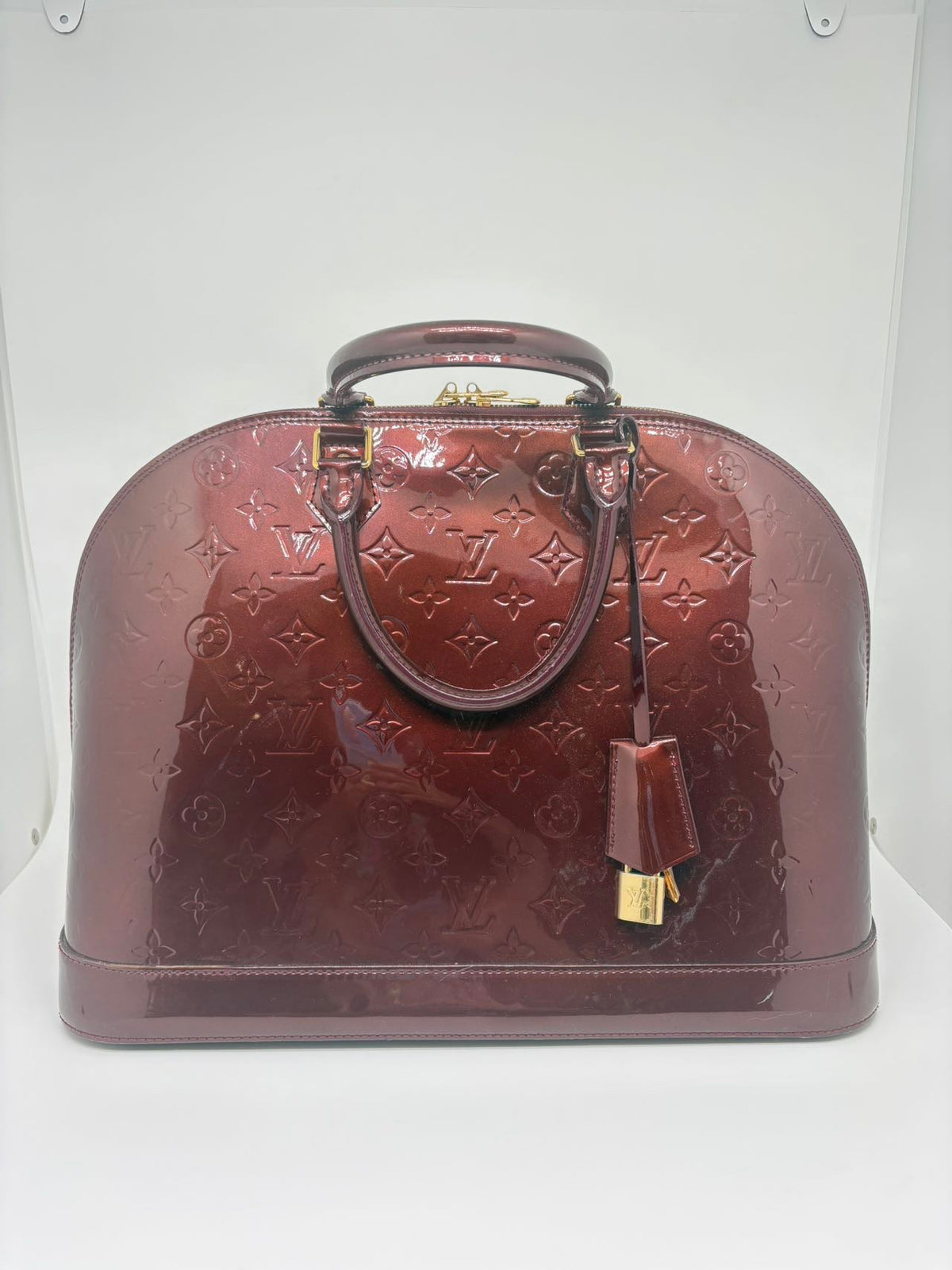 Louis Vuitton - Alma - Patent leather - Burgundy