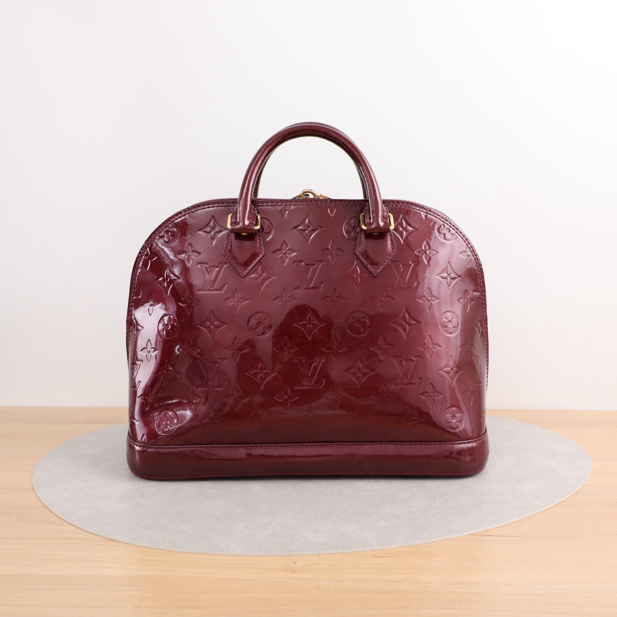 Louis Vuitton - Alma - Patent leather - Burgundy
