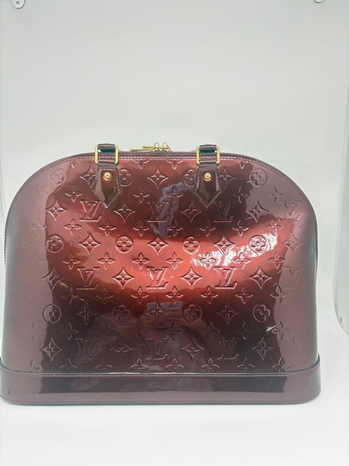 Louis Vuitton - Alma - Patent leather - Burgundy