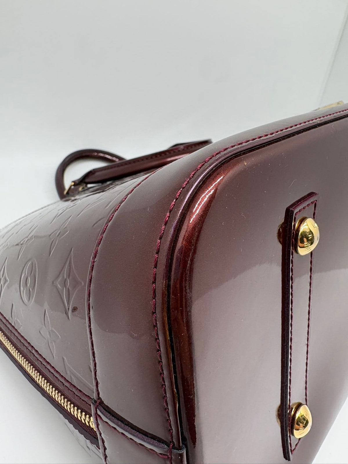Louis Vuitton - Alma - Patent leather - Burgundy