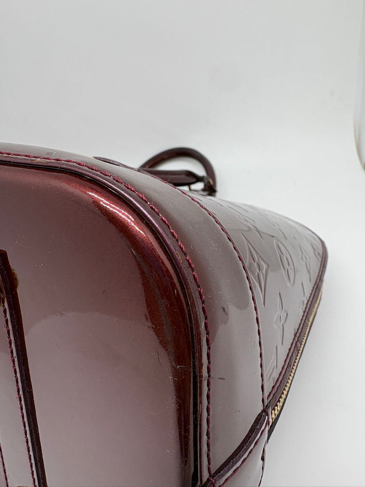 Louis Vuitton - Alma - Patent leather - Burgundy